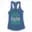 Un Life La Oru Partha Irukana Women's Racerback Tank in Solid Royal Color